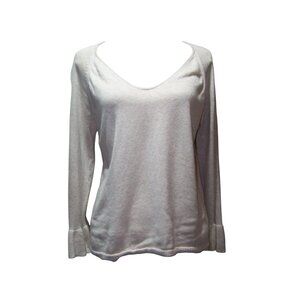 Lilla P Top Sweater Flutter Bell Sleeve Large Tan